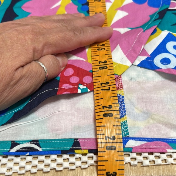 J. Crew Bright Colored Faux Wrap Skirt - Sz 10 - Picture 9 of 9